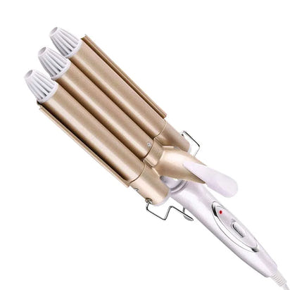 Rizador de Pelo Profesional Magic Wave 3 Tubos Cerámica