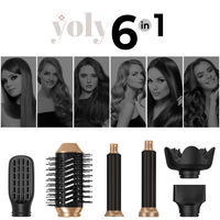 Yoly Magic Twist - 6 in 1 per Styling Completo e Capelli Luminosi
