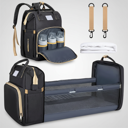 Zaino con Lettino Integrato per neonati ( Colore nero)