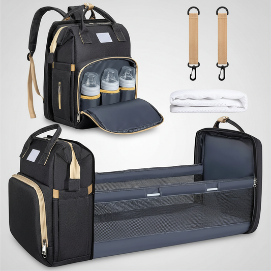 Zaino con Lettino Integrato per neonati ( Colore nero)