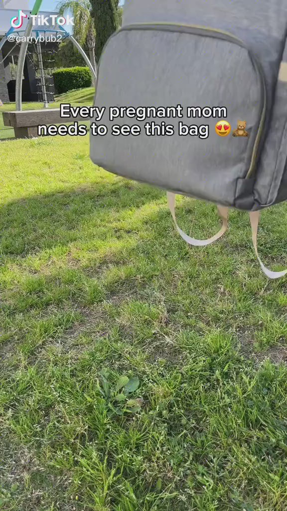 Zaino con Lettino Integrato per neonati ( Colore nero) video